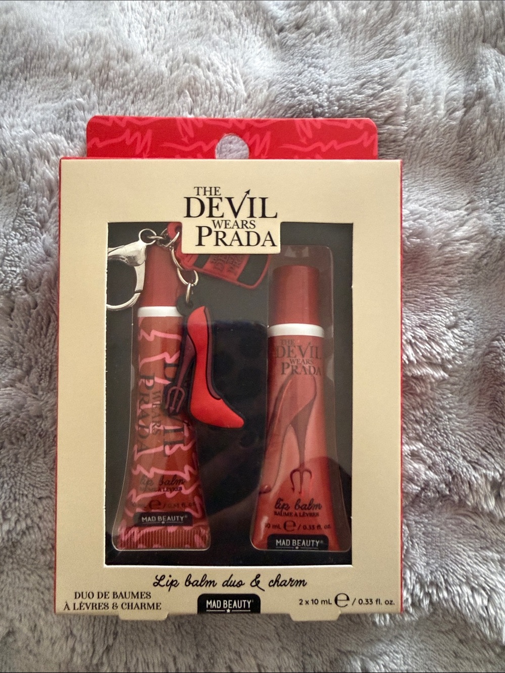 The Devil Wears Prada Lip Balm Duo in Red -